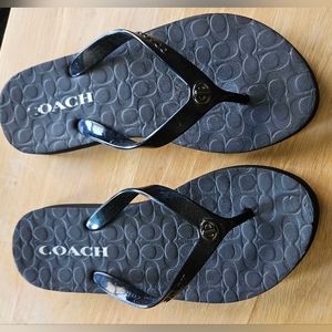 Coach flip flops